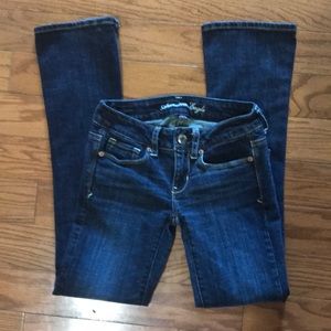 American Eagle skinny kick boot cut jeans